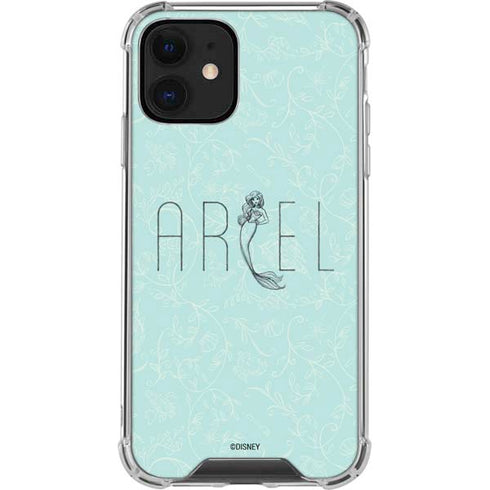 Disney The Little Mermaid Ariel Daydreamer Art iPhone 12 Clear Case