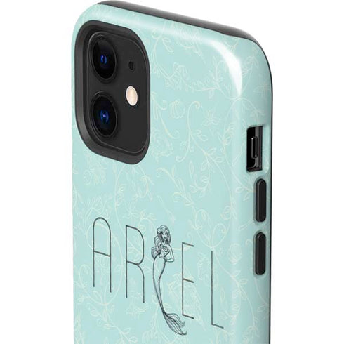 Disney The Little Mermaid Ariel Daydreamer Art iPhone 12 Impact Case