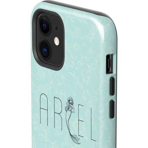 Disney The Little Mermaid Ariel Daydreamer Art iPhone 12 Mini Impact Case