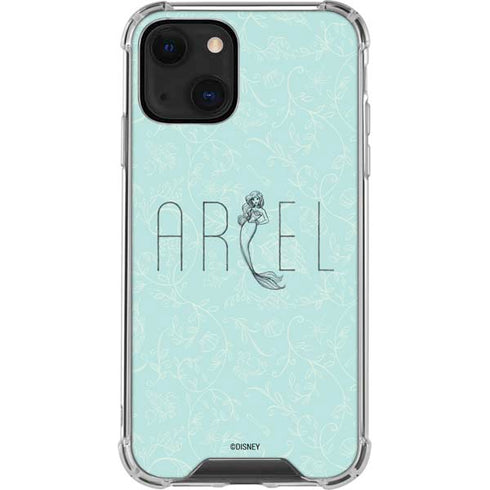 Disney The Little Mermaid Ariel Daydreamer Art iPhone 13 Mini Clear Case
