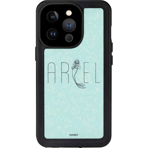Disney The Little Mermaid Ariel Daydreamer Art iPhone 14 Pro Waterproof Case