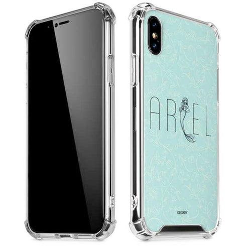 Disney The Little Mermaid Ariel Daydreamer Art iPhone XS Max Clear Case