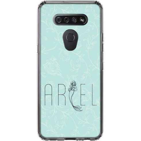 Disney The Little Mermaid Ariel Daydreamer Art LG K51/Q51 Clear Case
