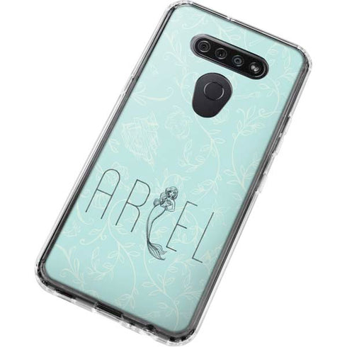 Disney The Little Mermaid Ariel Daydreamer Art LG K51/Q51 Clear Case