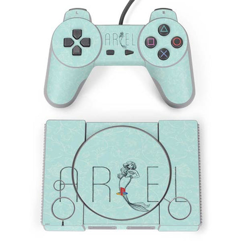 Disney The Little Mermaid Ariel Daydreamer Art PlayStation Classic Bundle Skin