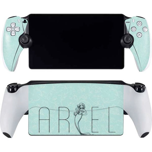Disney The Little Mermaid Ariel Daydreamer Art PlayStation Portal Remote Player Skin