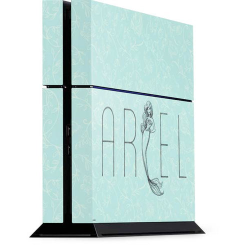 Disney The Little Mermaid Ariel Daydreamer Art PS4 Console Skin