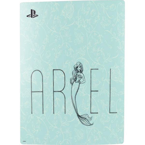Disney The Little Mermaid Ariel Daydreamer Art PS5 Console Skin