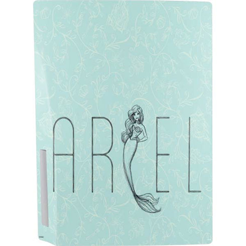 Disney The Little Mermaid Ariel Daydreamer Art PS5 Console Skin
