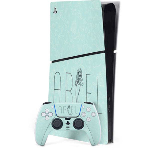 Disney The Little Mermaid Ariel Daydreamer Art PS5 Slim Digital Edition Console Skin