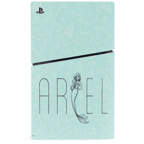 Disney The Little Mermaid Ariel Daydreamer Art PS5 Slim Digital Edition Console Skin