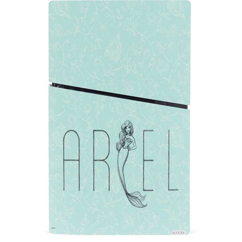 Disney The Little Mermaid Ariel Daydreamer Art PS5 Slim Digital Edition Console Skin