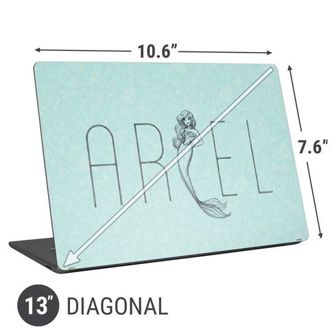 Disney The Little Mermaid Ariel Daydreamer Art Universal Laptop 13in (10.6 x 7.6in) Skin