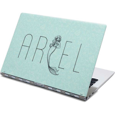 Disney The Little Mermaid Ariel Daydreamer Art Yoga 910 2-in-1 14in Touch-Screen Skin