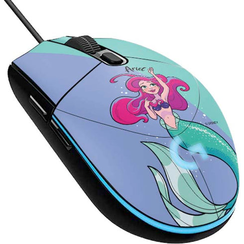 Disney Princess Ariel Art G203 Prodigy RGB Wired Gaming Mouse Skin