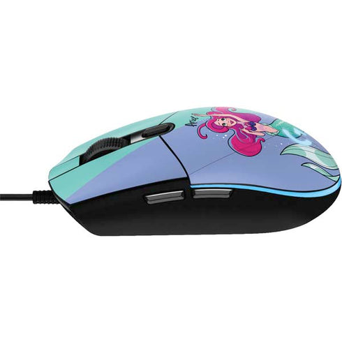 Disney Princess Ariel Art G203 Prodigy RGB Wired Gaming Mouse Skin