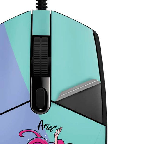 Disney Princess Ariel Art G203 Prodigy RGB Wired Gaming Mouse Skin