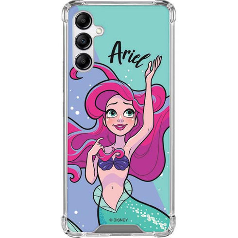 Disney Princess Ariel Art Galaxy A14 5G Clear Case