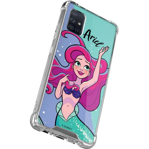 Disney Princess Ariel Art Galaxy A51 5G Clear Case