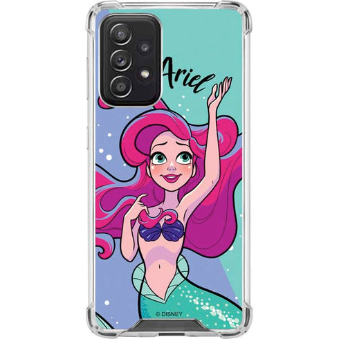Disney Princess Ariel Art Galaxy A52 5G Clear Case