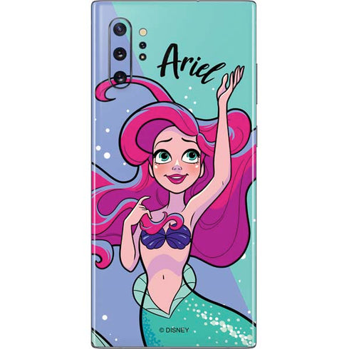 Disney Princess Ariel Art Galaxy Note 10 Plus Skin