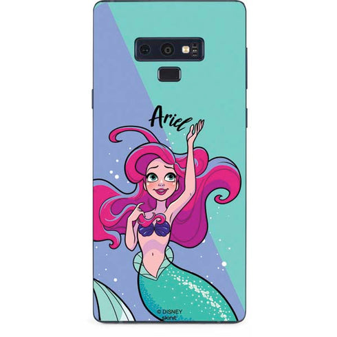 Disney Princess Ariel Art Galaxy Note 9 Skin