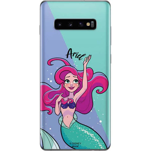 Disney Princess Ariel Art Galaxy S10 Plus Skin