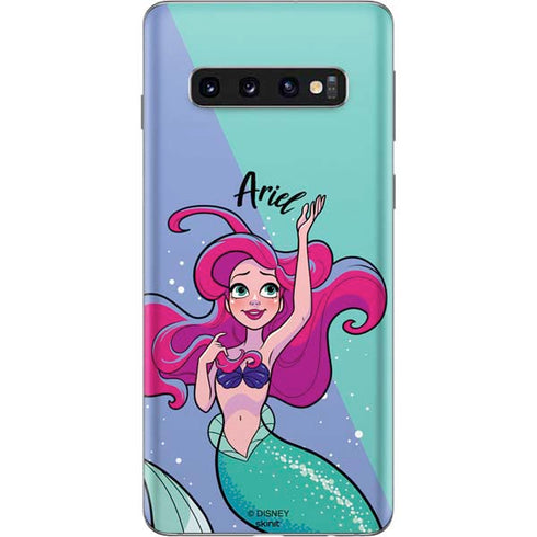 Disney Princess Ariel Art Galaxy S10 Skin