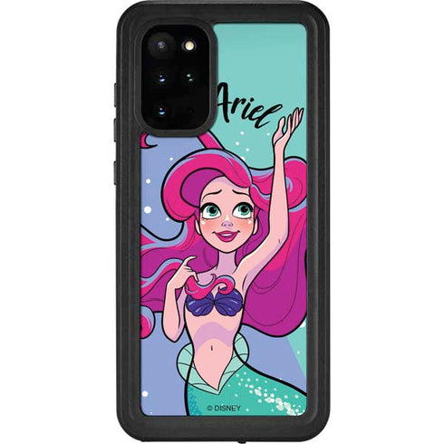 Disney Princess Ariel Art Galaxy S20 Plus Waterproof Case