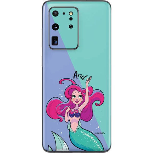 Disney Princess Ariel Art Galaxy S20 Ultra 5G Skin