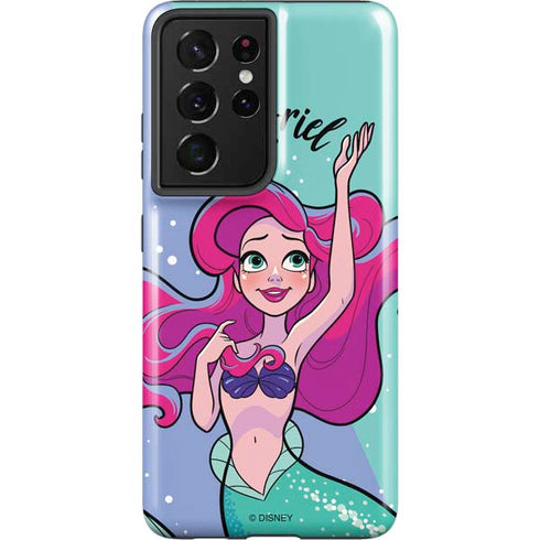 Disney Princess Ariel Art Galaxy S21 Ultra 5G Pro Case