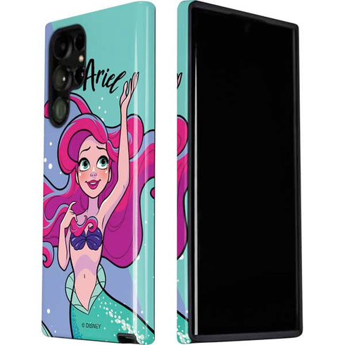 Disney Princess Ariel Art Galaxy S22 Ultra Pro Case