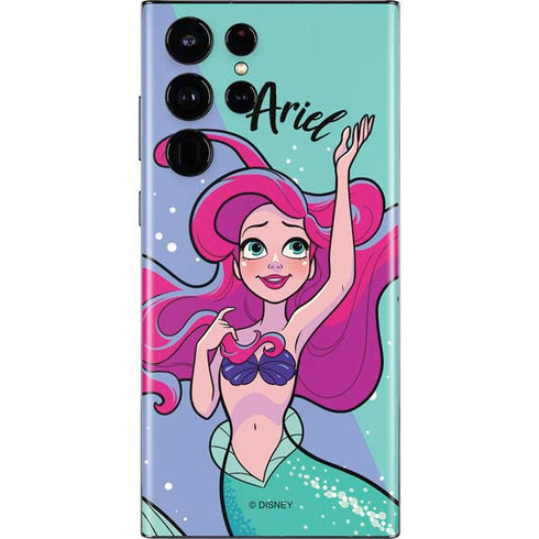 Disney Princess Ariel Art Galaxy S22 Ultra Skin