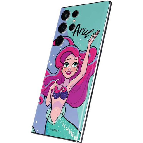 Disney Princess Ariel Art Galaxy S22 Ultra Skin