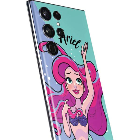 Disney Princess Ariel Art Galaxy S22 Ultra Skin