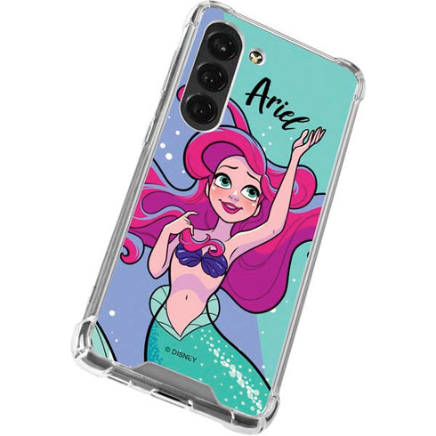 Disney Princess Ariel Art Galaxy S23 Clear Case