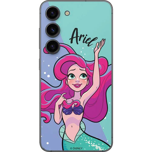 Disney Princess Ariel Art Galaxy S23 Skin