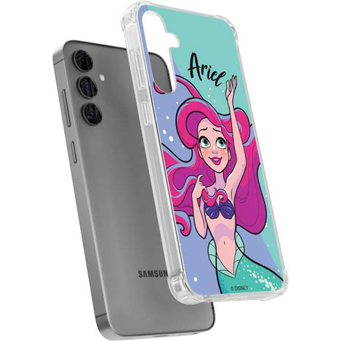 Disney Ariel Galaxy S24 Plus Clear Case
