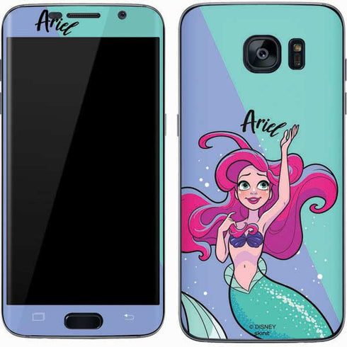 Disney Princess Ariel Art Galaxy S7 Skin