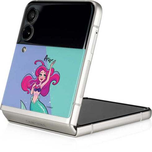 Disney Princess Ariel Art Galaxy Z Flip3 5G Skin