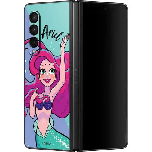 Disney Princess Ariel Art Galaxy Z Fold3 5G Skin