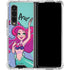 Disney Princess Ariel Art Galaxy Z Fold4 5G Clear Case