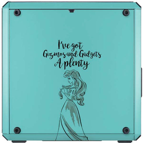 Disney Princess Ariel Gizmos and Gadgets Art Cooler Master MasterBox Q300L Mini Tower Skin