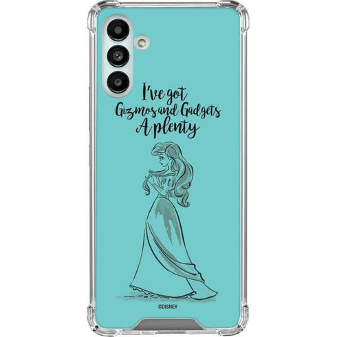 Disney Princess Ariel Gizmos and Gadgets Art Galaxy A13 5G Clear Case