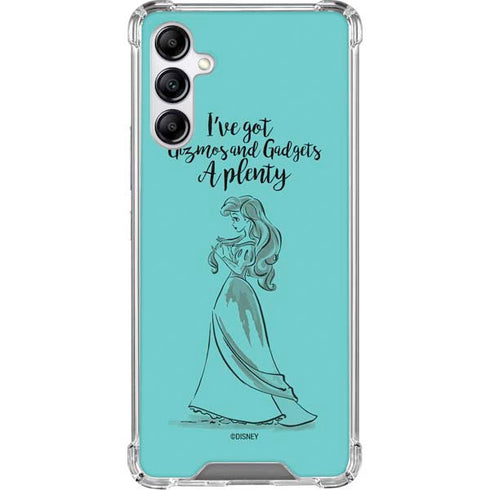 Disney Princess Ariel Gizmos and Gadgets Art Galaxy A15 5G Clear Case