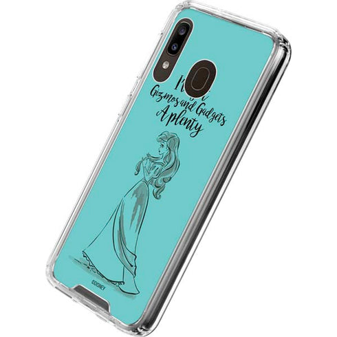 Disney Princess Ariel Gizmos and Gadgets Art Galaxy A30 Clear Case