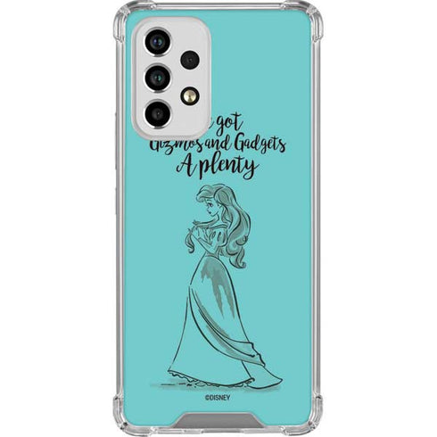 Disney Princess Ariel Gizmos and Gadgets Art Galaxy A53 5G Clear Case