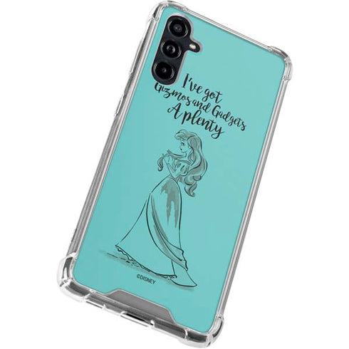 Disney Princess Ariel Gizmos and Gadgets Art Galaxy A54 5G Clear Case