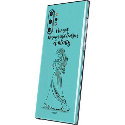 Disney Princess Ariel Gizmos and Gadgets Art Galaxy Note 10 Plus Skin