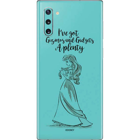 Disney Princess Ariel Gizmos and Gadgets Art Galaxy Note 10 Skin